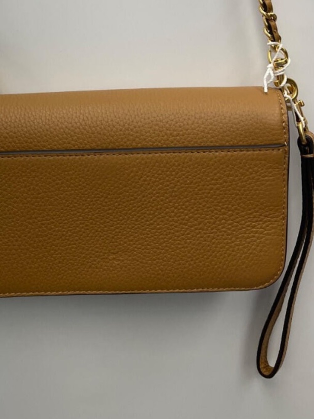 Tory Burch Britten Chain Wallet Women One Size Moose Brown Leather Crossbody Bag - Picture 3 of 3
